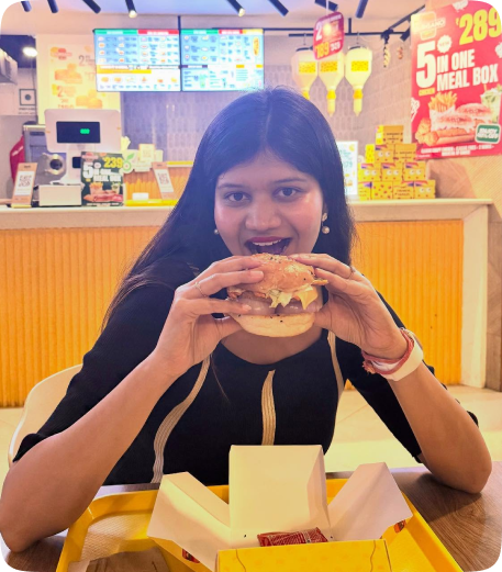 Delivery person on scooter